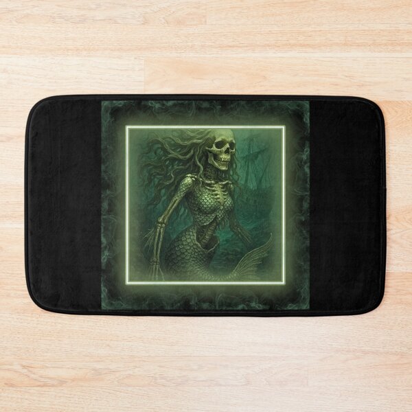 Item preview, Cursed Mermaid Skull designed and sold by II IRONSKULLS II.