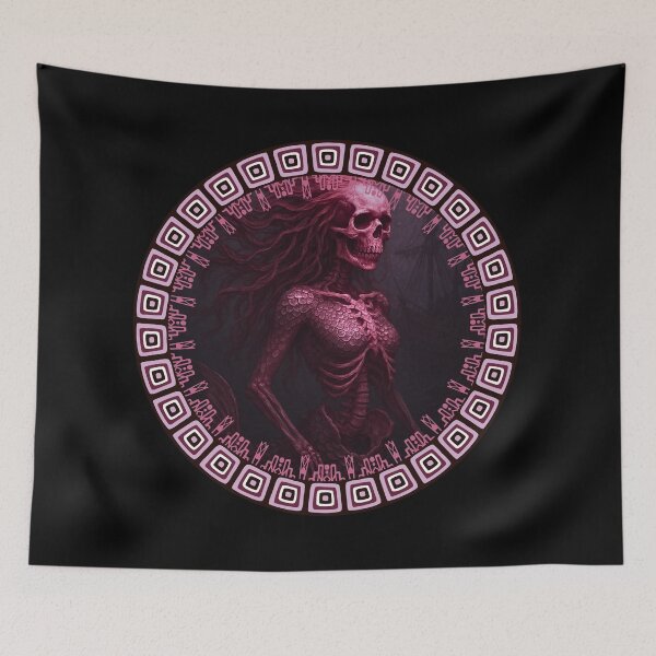 Item preview, Cursed Mermaid Skull V2 designed and sold by II IRONSKULLS II.