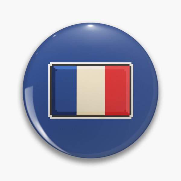 Item preview, France Flag Pixel Art – Retro Gaming 8-Bit French Design designed and sold by PixelDrukiPL.
