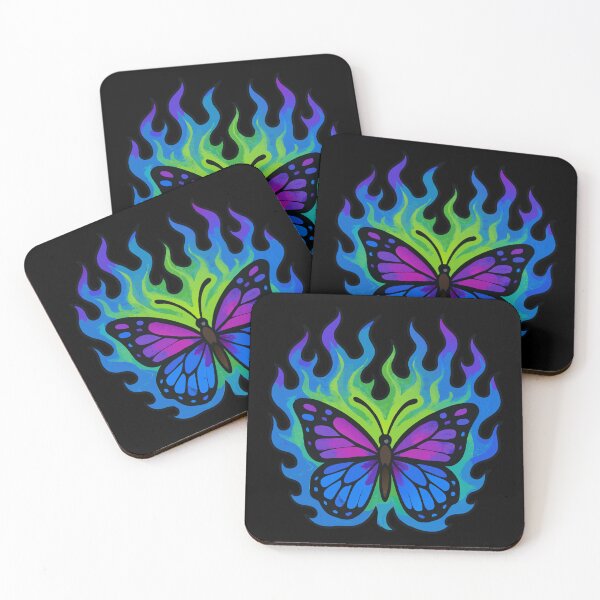 Item preview, Blue Flaming Butterfly designed and sold by VelvetRoom.