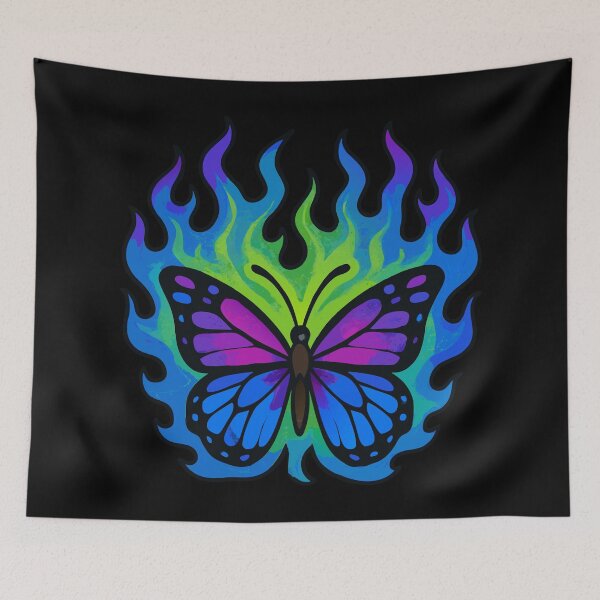 Item preview, Blue Flaming Butterfly designed and sold by VelvetRoom.