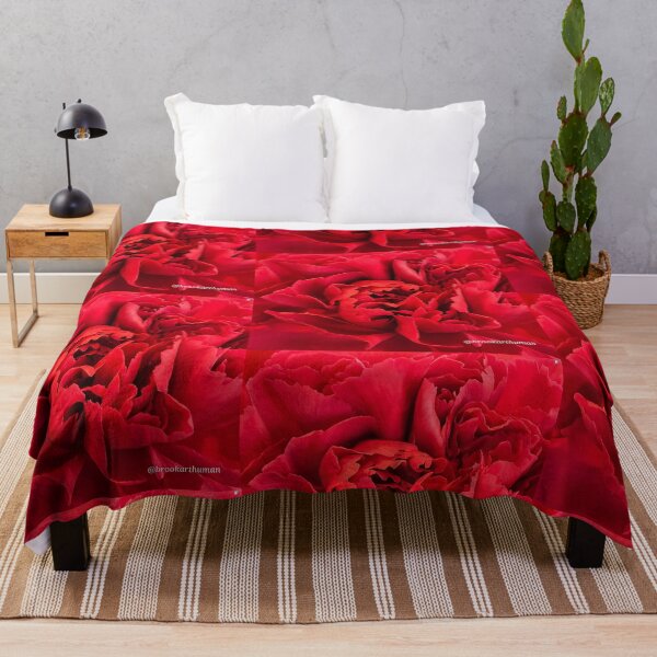 Item preview, Red floral close-up designed and sold by DancingCreek.