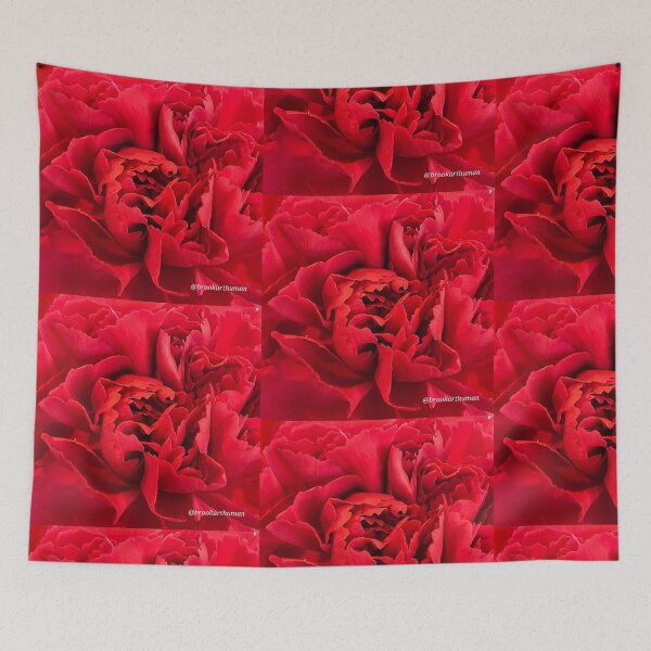 Item preview, Red floral close-up  designed and sold by DancingCreek.