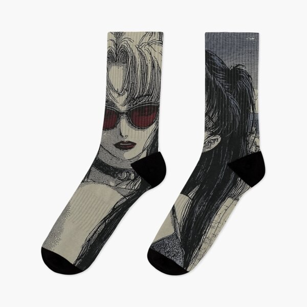 Item preview, Goth Beach Queens in Vintage Manga Style designed and sold by pastel.moonwave.