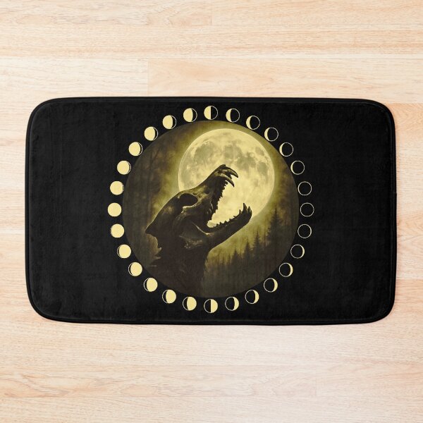 Item preview, Howling Wolf Skull designed and sold by II IRONSKULLS II.