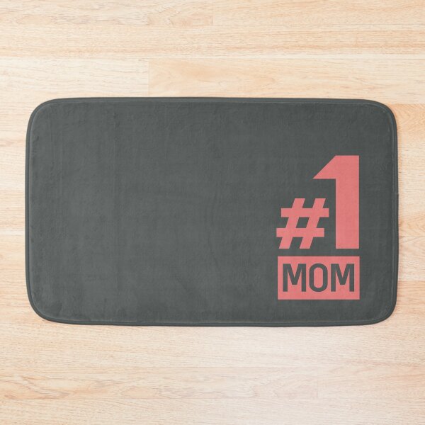 Item preview, #1 MOM - Number One Mom - Pink designed and sold by Darling DeDe.