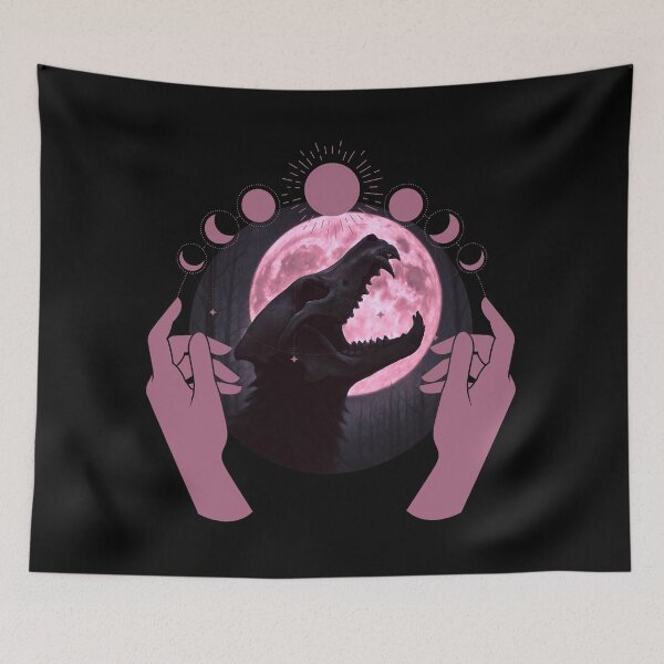Item preview, Howling Wolf Skull V2 designed and sold by II IRONSKULLS II.