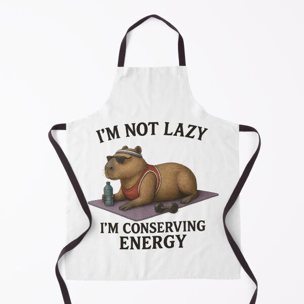 Item preview, Lazy Capybara – Mentally Strong, Physically Resting designed and sold by Capybarastore_77.