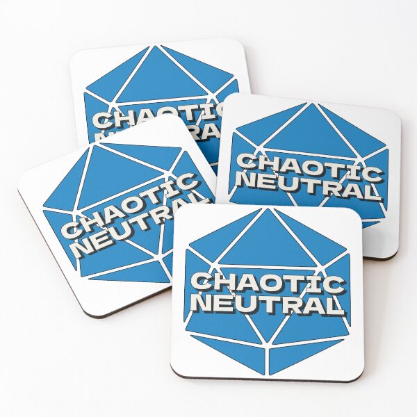 Item preview, Retro Chaotic Neutral DND D20 designed and sold by QB-Designs.