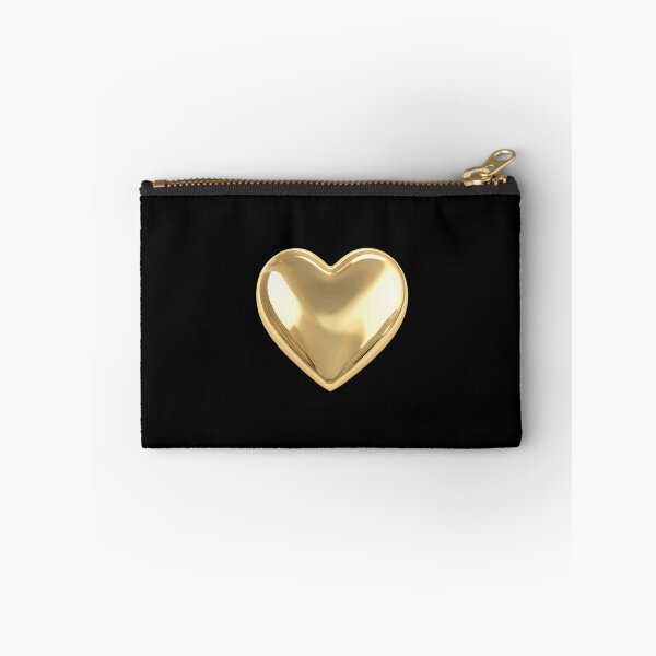 Item preview, Shiny Heart of Gold – Minimal Metallic Love Design designed and sold by Spaabus.