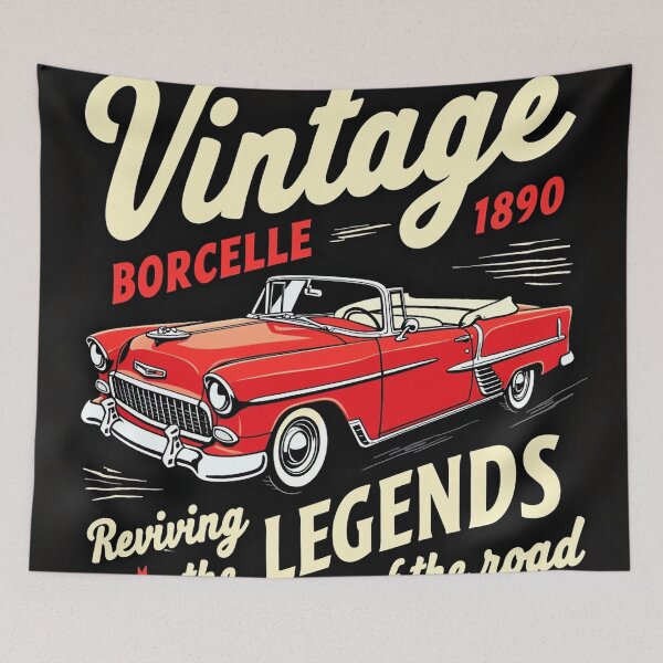 Item preview, Vintage Classic Car – Reviving the Legends of the Road designed and sold by Leader Designer.