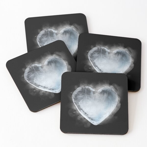 Item preview, Frozen Heart – Ice Cold Love Design with Frosty Texture designed and sold by Spaabus.