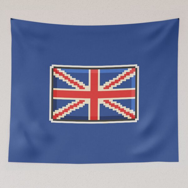 Item preview, UK Flag Pixel Art – Retro Gaming 8-Bit Union Jack United Kingdom Design designed and sold by PixelDrukiPL.