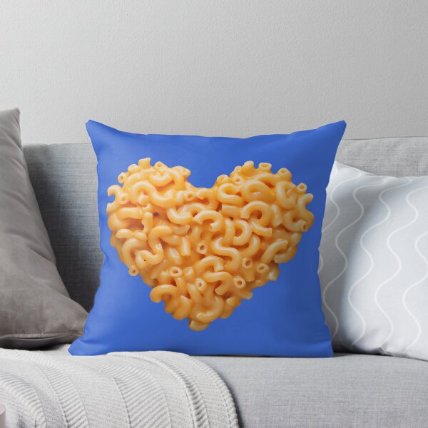 Aperçu de l'œuvre Macaroni au fromage en forme de cœur – J'adore le design des macaronis pour les amateurs de cuisine réconfortante créée et vendue par Spaabus.