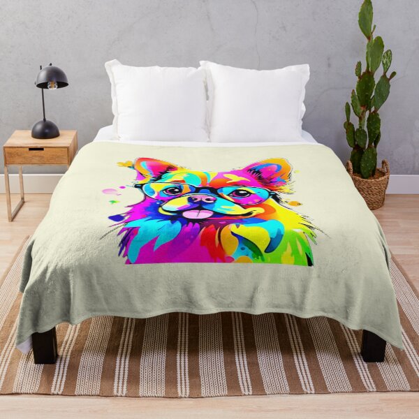 Item preview, Vibrant Pup: Abstract Dog Art designed and sold by Health And Fitness Posts e-Store.