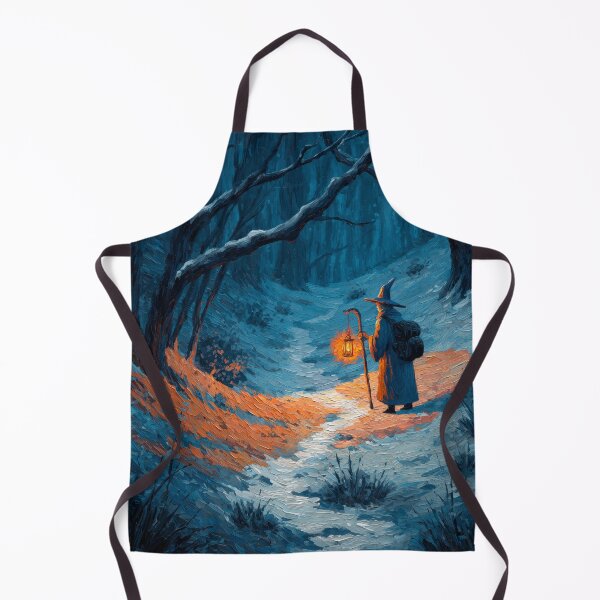 Item preview, Wandering Wizard with Lantern in Snow designed and sold by Rtymer.