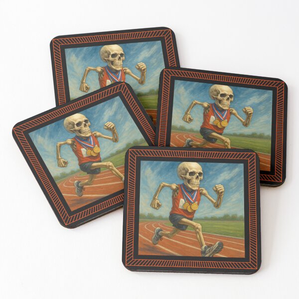 Item preview, Marathon Running Skull V2 designed and sold by II IRONSKULLS II.
