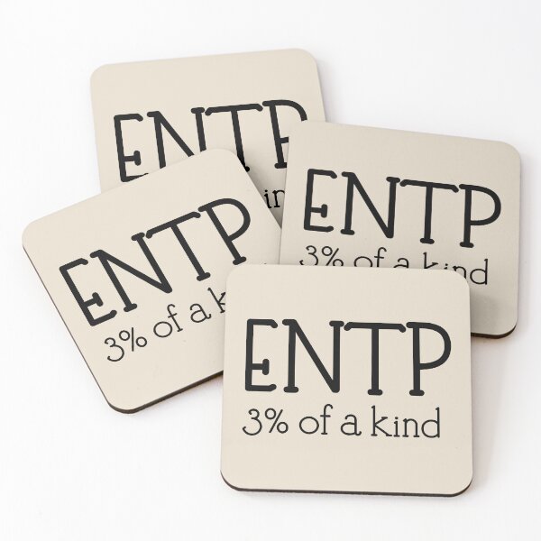 Item preview, ENTP 3% of A Kind - MBTI Personality Type | Debater Innovator Quote Sticker  designed and sold by MysticMagpie.