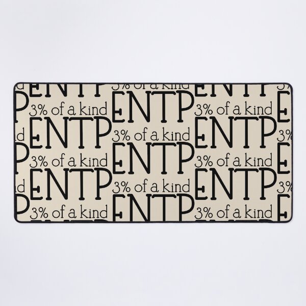 Item preview, ENTP 3% of A Kind - MBTI Personality Type | Debater Innovator Quote Sticker designed and sold by MysticMagpie.