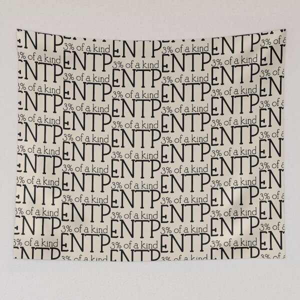 Item preview, ENTP 3% of A Kind - MBTI Personality Type | Debater Innovator Quote Sticker  designed and sold by MysticMagpie.
