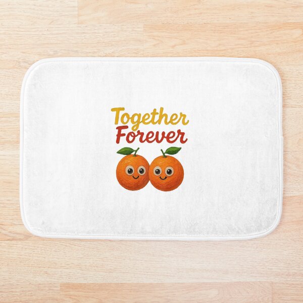 Item preview, Juntos para siempre: un adorable diseño kawaii de pareja naranja designed and sold by Liv Solara.