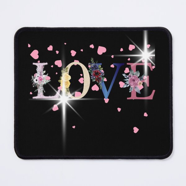 Item preview, Big sign Love with flowers designed and sold by DżodżoJoy.