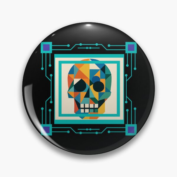 Item preview, Abstract Geometric Skull designed and sold by II IRONSKULLS II.