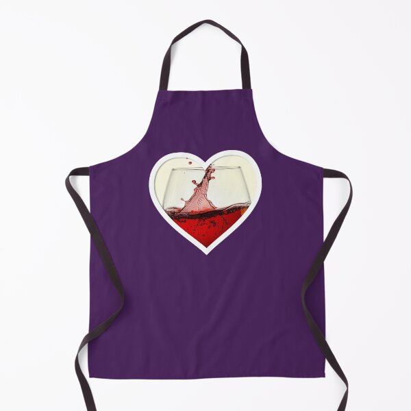 Item preview, Wine Lover Heart – Red Wine Glass Design for Vino Enthusiasts designed and sold by Spaabus.