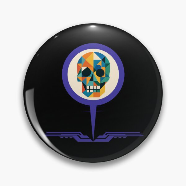 Item preview, Abstract Geometric Skull V2 designed and sold by II IRONSKULLS II.