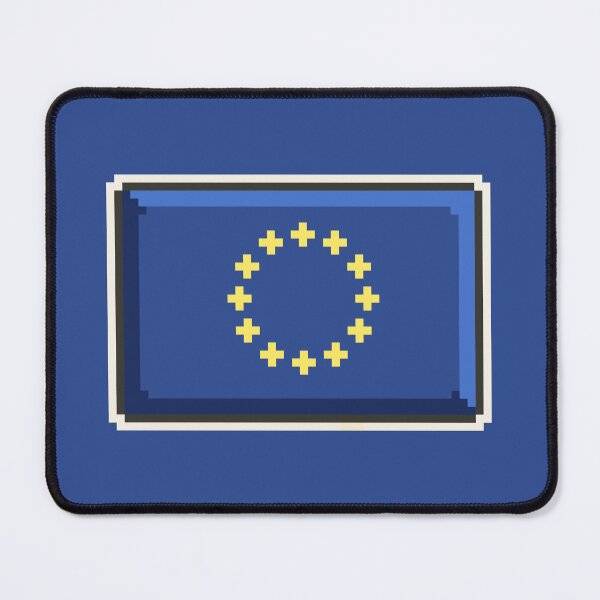 Item preview, European Union Flag Pixel Art – Retro Gaming 8-Bit EU Design designed and sold by PixelDrukiPL.