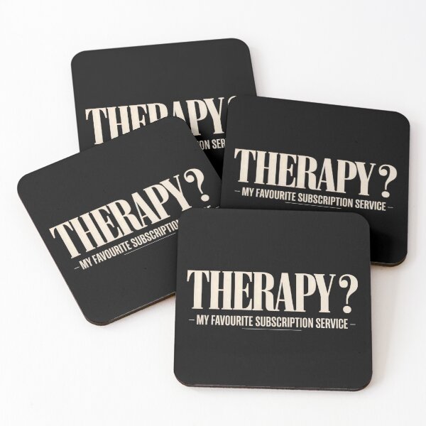 Item preview, Therapy My Favourite Subscription Service, Mental Health Puns designed and sold by MadCatPrints.