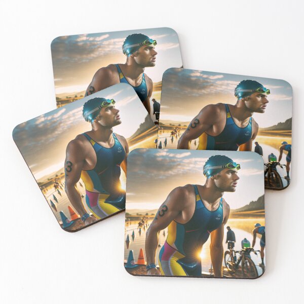 Item preview, “SUNRISE. START LINE. STRONG MIND.” – Triathlon Motivation Sticker designed and sold by Triathlongram.