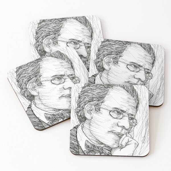 Item preview, GUSTAV MAHLER ink portrait .2 designed and sold by lautir.