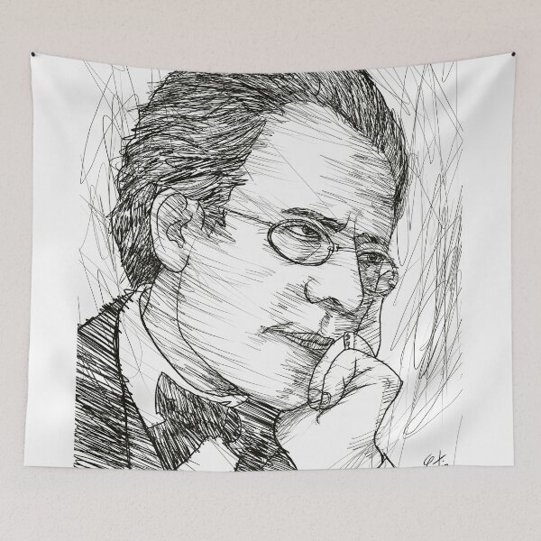 Item preview, GUSTAV MAHLER ink portrait .2 designed and sold by lautir.