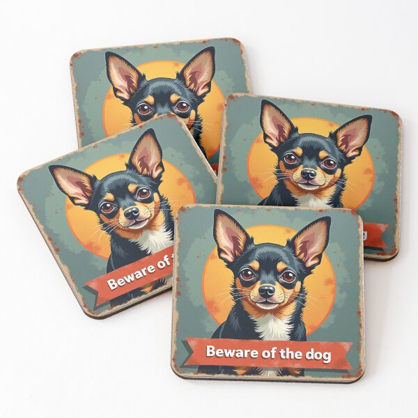 Item preview, Chihuahua, Beware of the dog designed and sold by barbastyle.