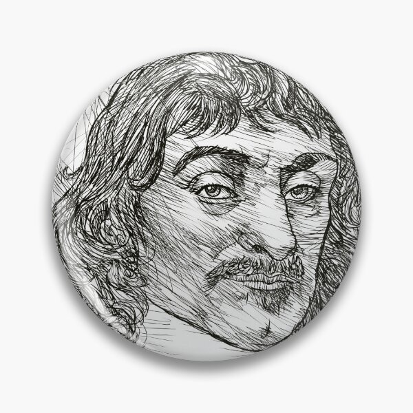 Item preview, RENE DESCARTES ink portrait .2 designed and sold by lautir.