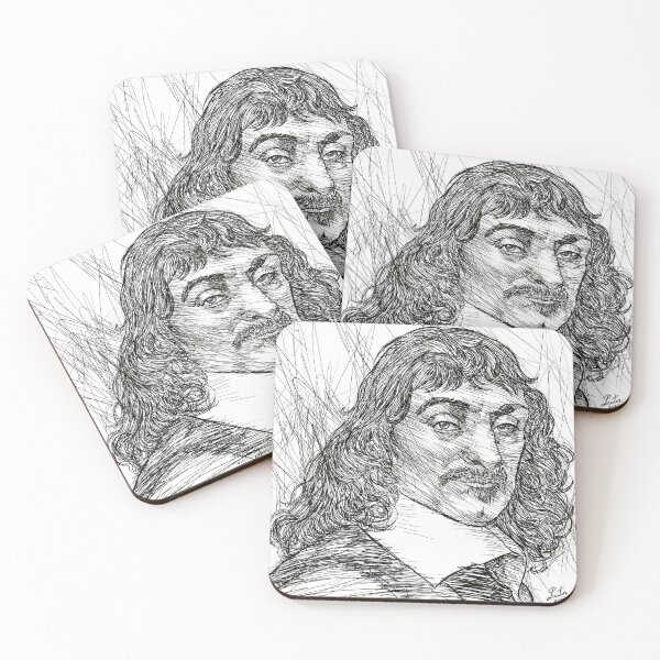 Item preview, RENE DESCARTES ink portrait .2 designed and sold by lautir.