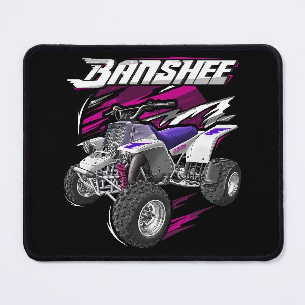 Artikelvorschau, Yamaha Banshee 350 1993 für Motorradfahrer entworfen und verkauft von MotoApparelHub.