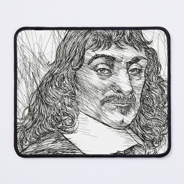 Item preview, RENE DESCARTES ink portrait .2 designed and sold by lautir.