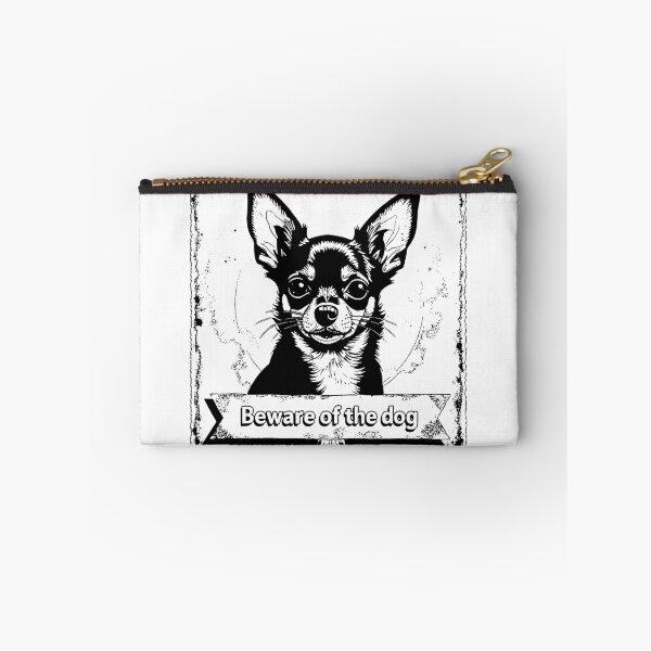 Item preview, Chihuahua, Beware of the dog, black and white designed and sold by barbastyle.