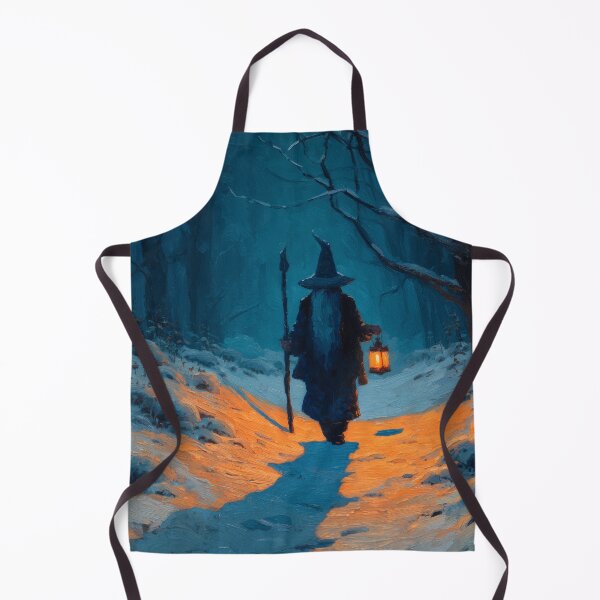Item preview, Wandering Wizard with Lantern in Snow designed and sold by Rtymer.