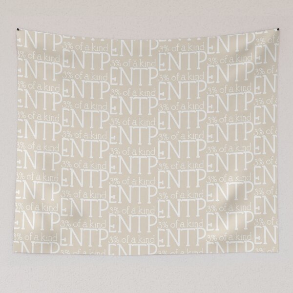Item preview, ENTP 3% of A Kind | MBTI Personality Type | Debater Innovator Quote Sticker - White designed and sold by MysticMagpie.