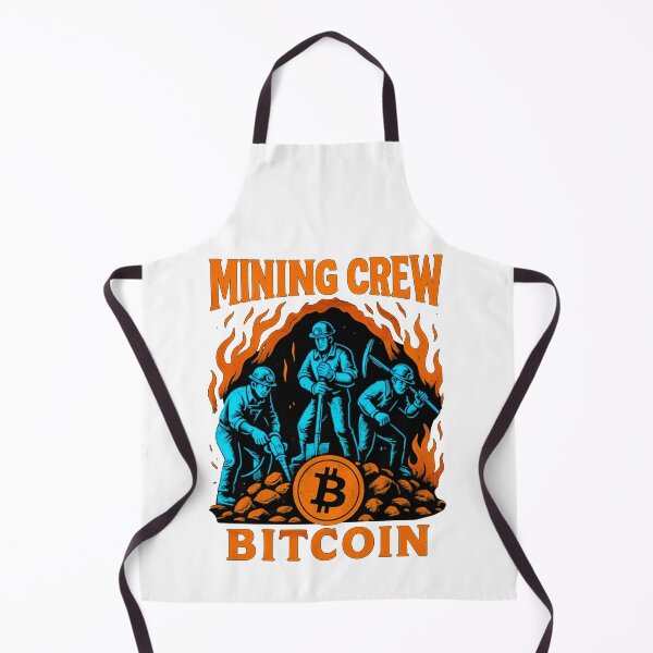 Item preview, Bitcoin Mining Crew – Crypto Labor Force Design designed and sold by BitCrop.