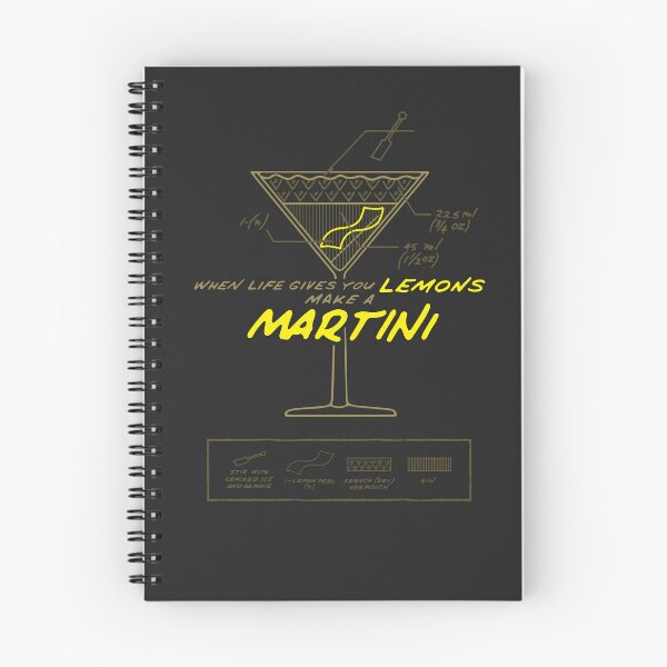 Item preview, When Life Gives You Lemons – Martini Cocktail Blueprint designed and sold by CocktailCadre.