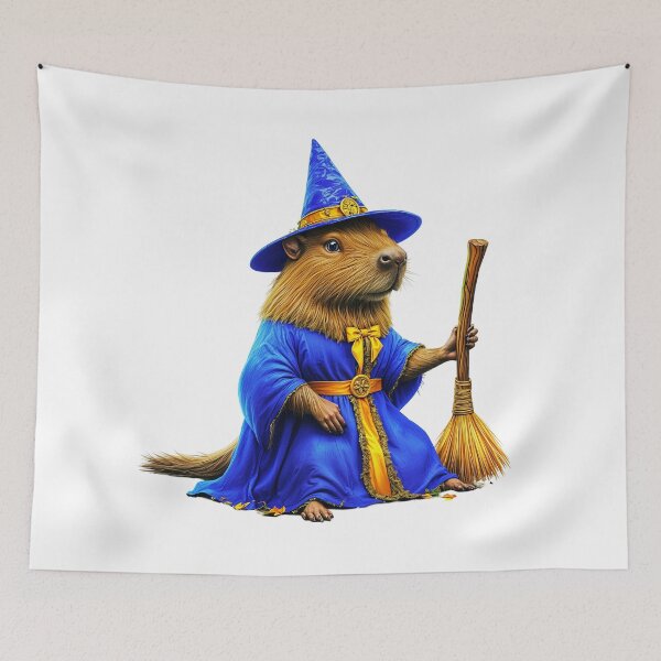 Item preview, Capybara Sorcerer designed and sold by Polarisofficial.
