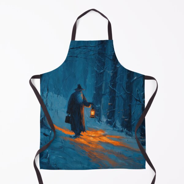 Item preview, Wandering Wizard with Lantern in Snow designed and sold by Rtymer.