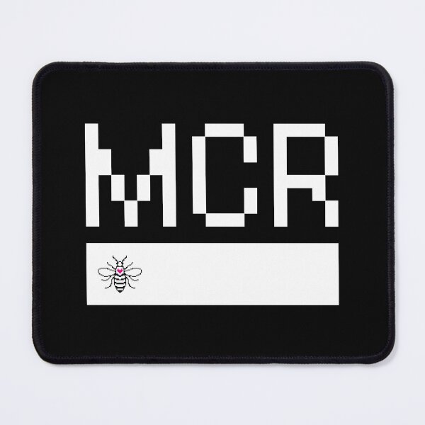Item preview, White Love MCR Manchester Worker Bee Digital Pixel designed and sold by Butter Creative.