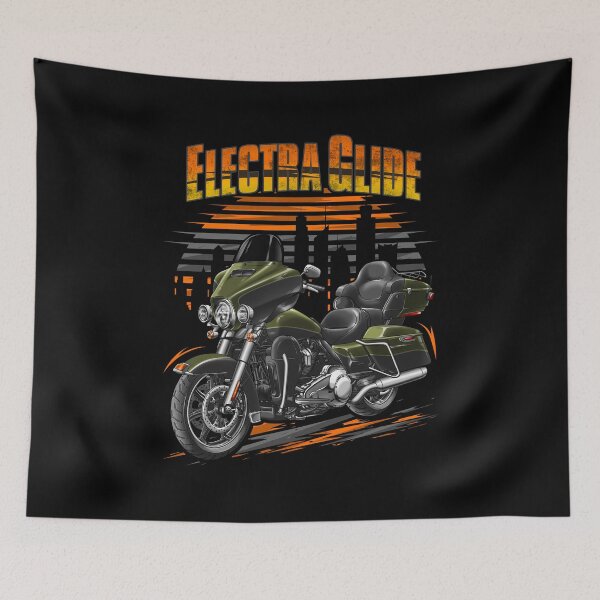 Item preview, Motorcycle Ultra Limited FLHTK 2018 (Olive Gold & Black Tempest) for Motorcycle Riders designed and sold by MotoApparelHub.