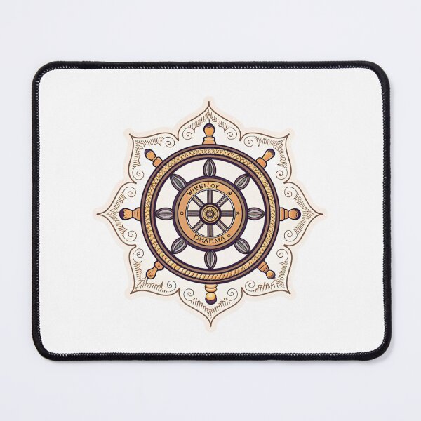 Item preview, Wheel of Dharma , Dharmachakra symbol  designed and sold by Lucky 777.