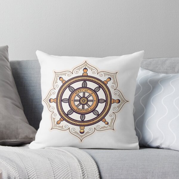 Item preview, Wheel of Dharma , Dharmachakra symbol  designed and sold by Lucky 777.
